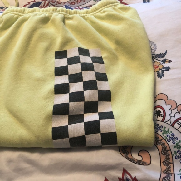 Authentic Aviator Nation Sweatpants light slightly neon green. - Picture 3 of 4